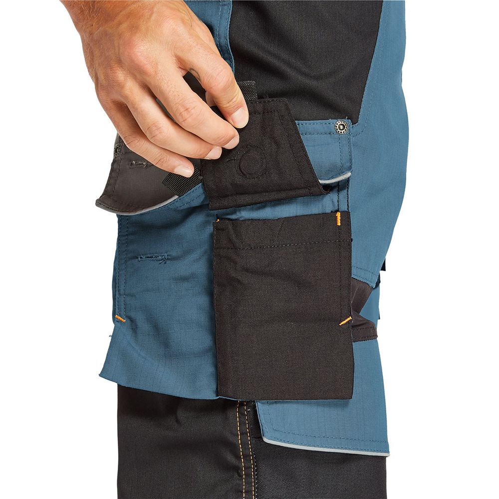 Pantaloni Timberland Barbati Albastri/Negrii - Pro® Interax Work - Romania - FUTWOH435